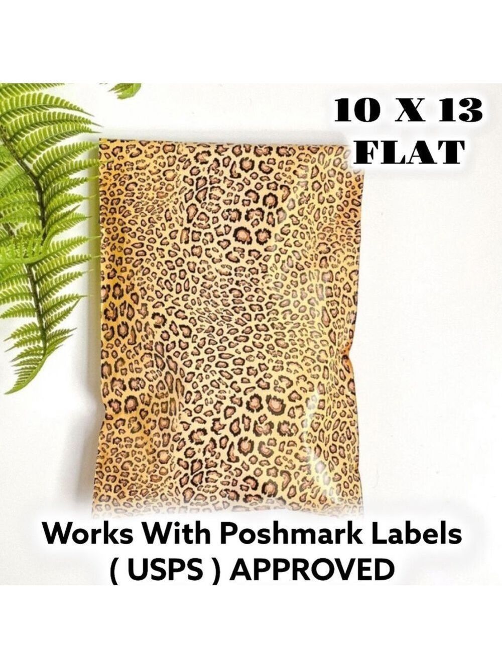 25 10X13 Poly Mailers Leopard PRICE IS FIRM - Picture 9 of 15